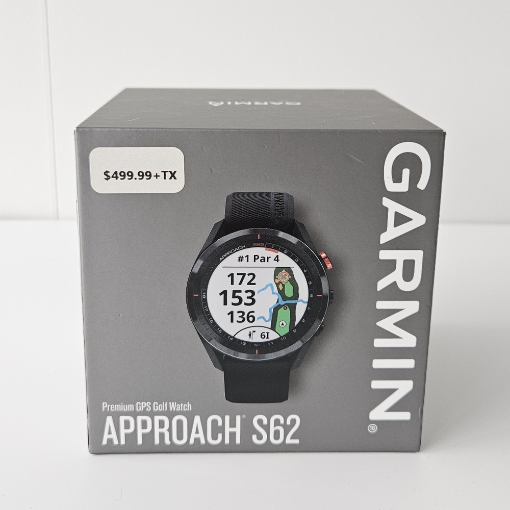 Garmin Approach S62 Premium Golf GPS Smart Watch Range Finder
